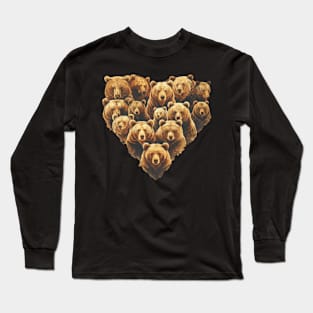 Grizzly Bear Cubs Long Sleeve T-Shirt